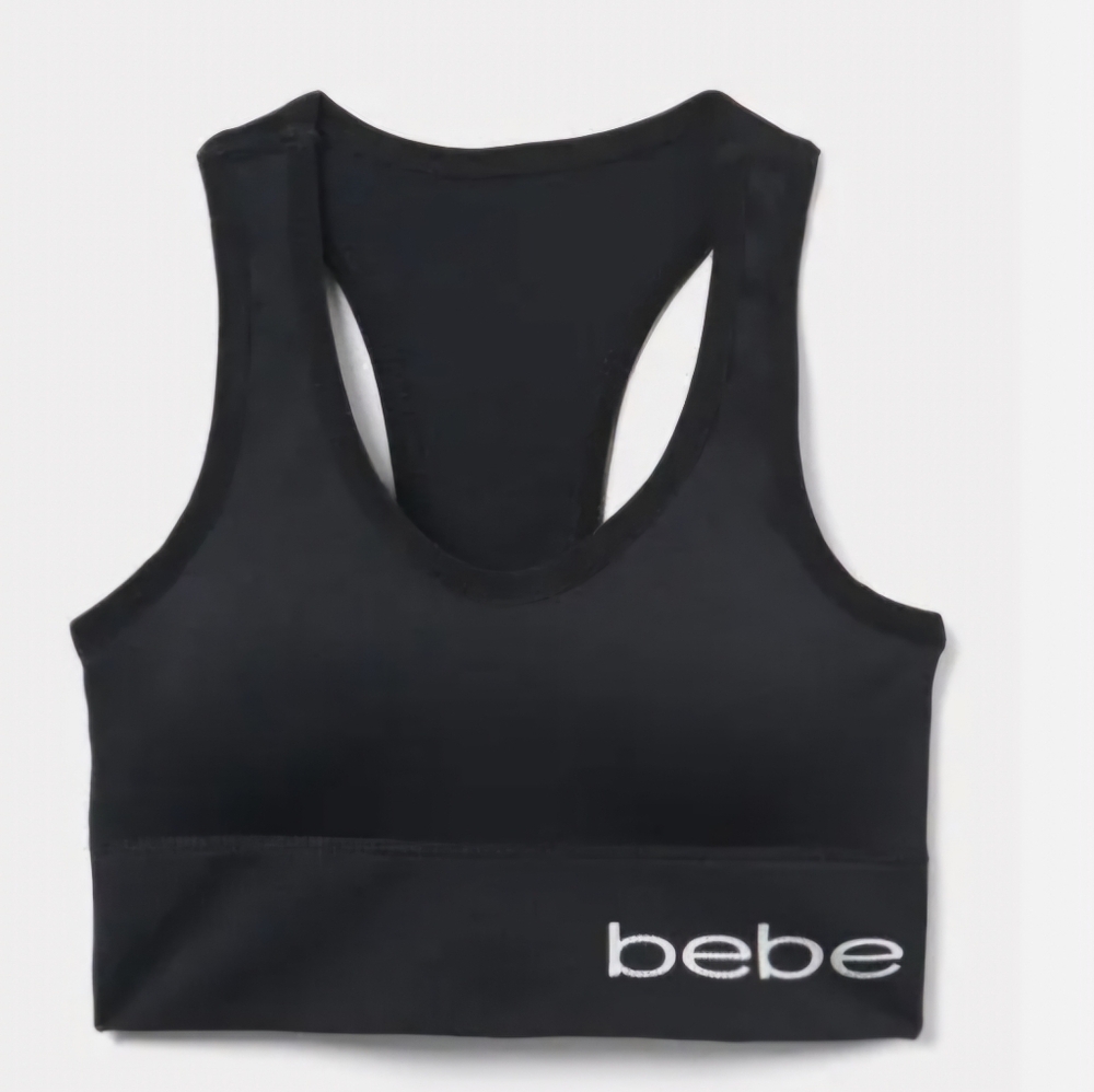 Bebe Seamless Micro Bra Color Black Plus Size 3X